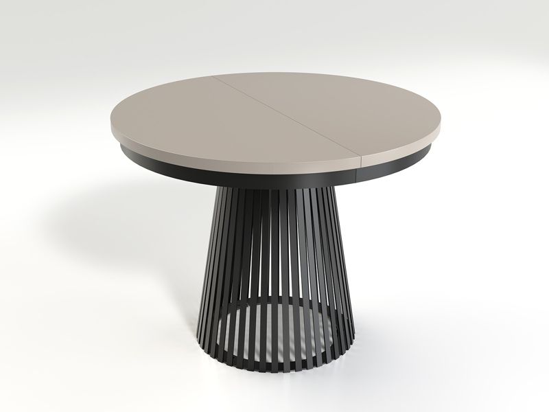 Stół MINIO go for it GORI clay gray/czarny 1 szt.