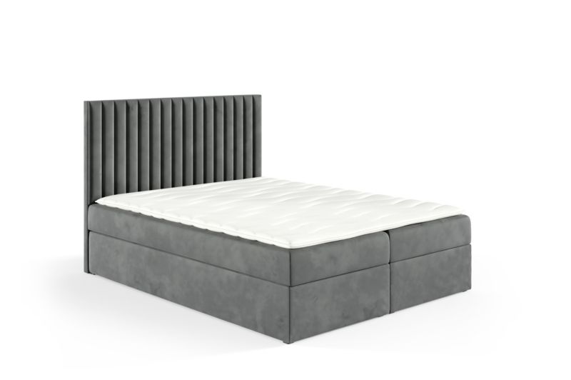 Łóżko kontynentalne SOFELLO Lilly Box 200x200 bez nóg riviera91 1szt.