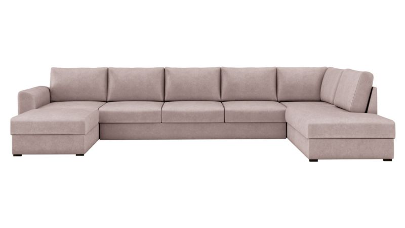 Narożnik z funkcją spania MIRJAN 24 Wilma Large Premium prawy brudny róż 1 szt