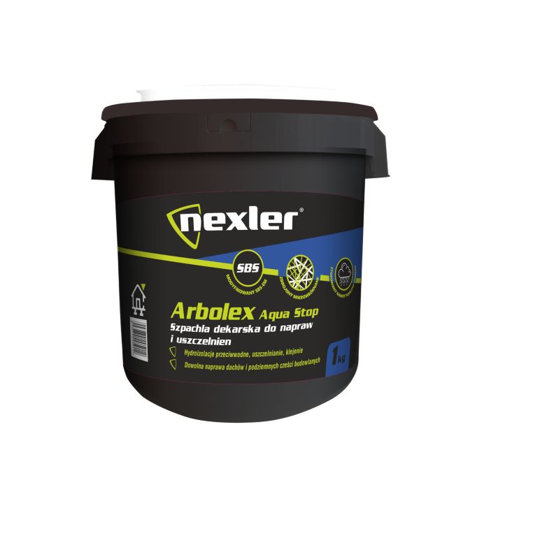Szpachla dekarska do napraw Nexler Arbolex Aquastop 1 kg