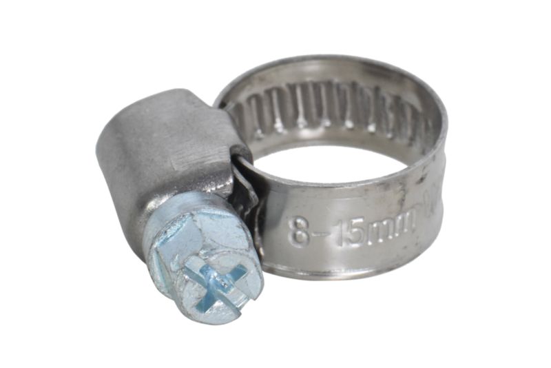 Opaska nierdzewna taśmowa 8 - 15 mm 2 szt.