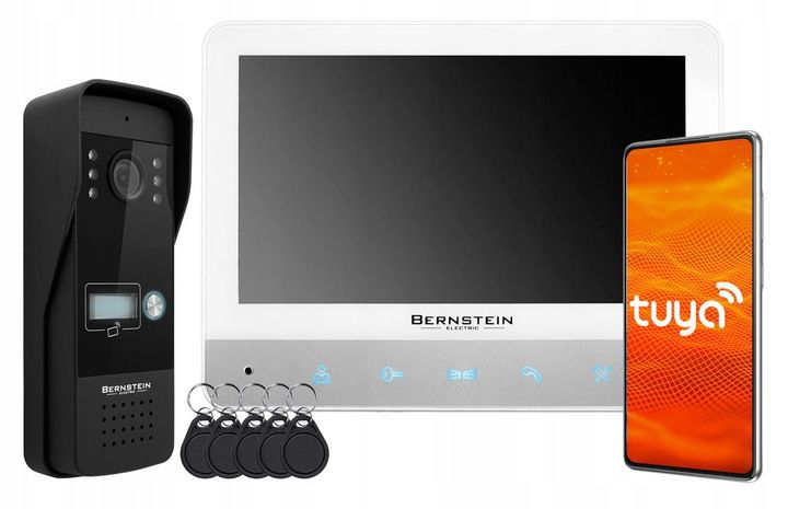 Wideodomofon VDS-71RU Bernstein czytnik zbliżeniowy aplikacja white 1szt.