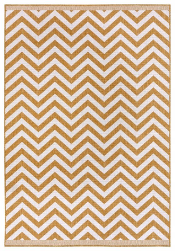 Dywan Northrugs na taras 80x150cm,żółto kremowy dwustronny,sznurkowy płasko tkany 1 szt.