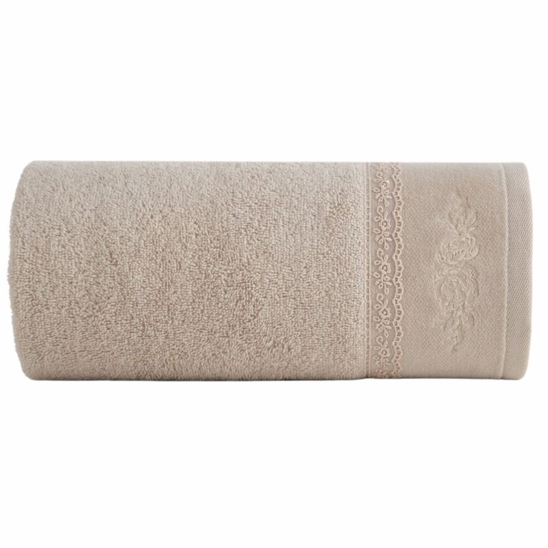 Ręcznik Do Rąk Sisi Eurofirany Bawełniany Beżowy 30X50 Cm 1 Szt.