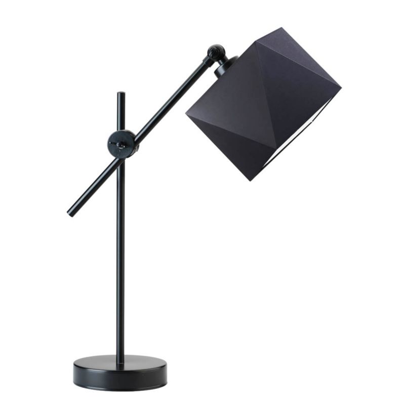 Lampka Nocna Volta Light Factory Modern Abażur Czarny Diament 1xE27 1szt.
