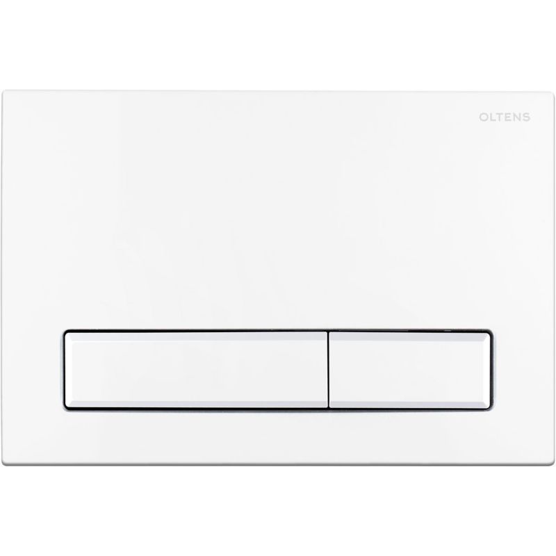 Przycisk spłukujący Oltens Torne biały dwudzielny do WC 1 szt.