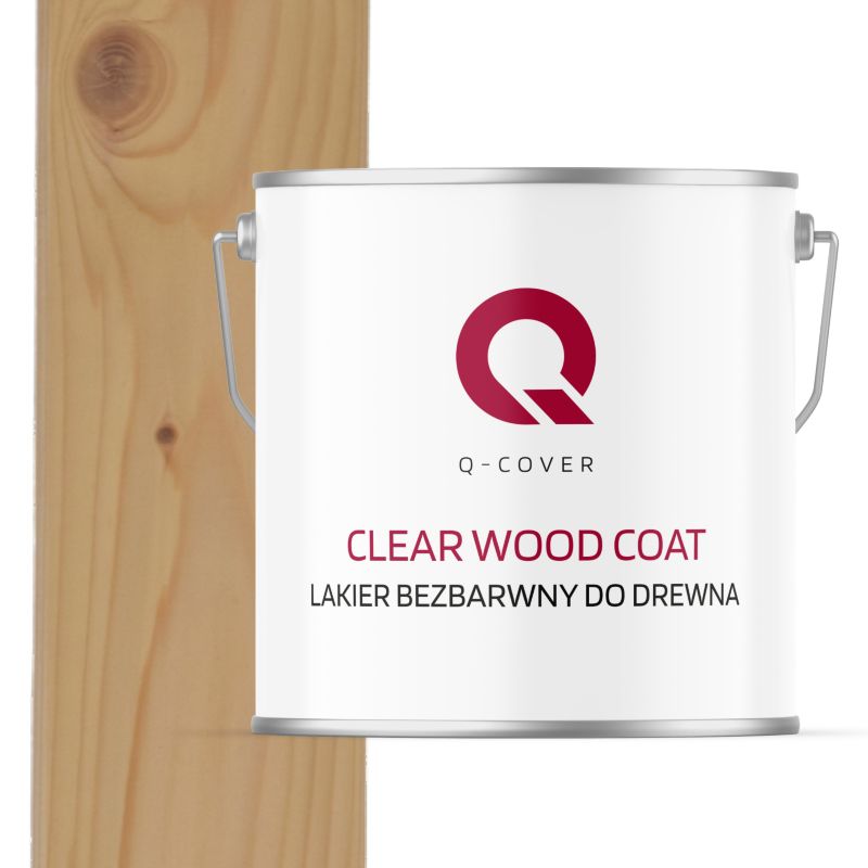 Lakier Bezbarwny do Drewna Q-Cover Satyna 5l
