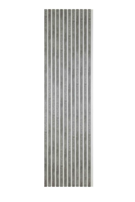 Lamele Ścienne na Płycie Białej SunWood 275x55cm Panel Dekoracyjny Beton Loft 1 szt.