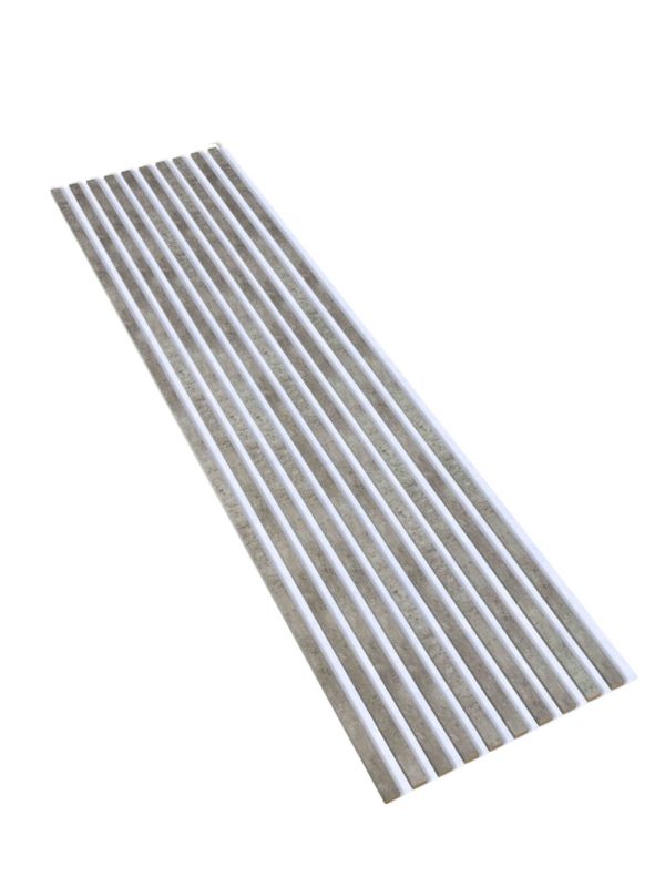 Lamele Ścienne na Płycie Białej SunWood 275x58cm Panele Dekoracyjne Beton Loft 1 szt.