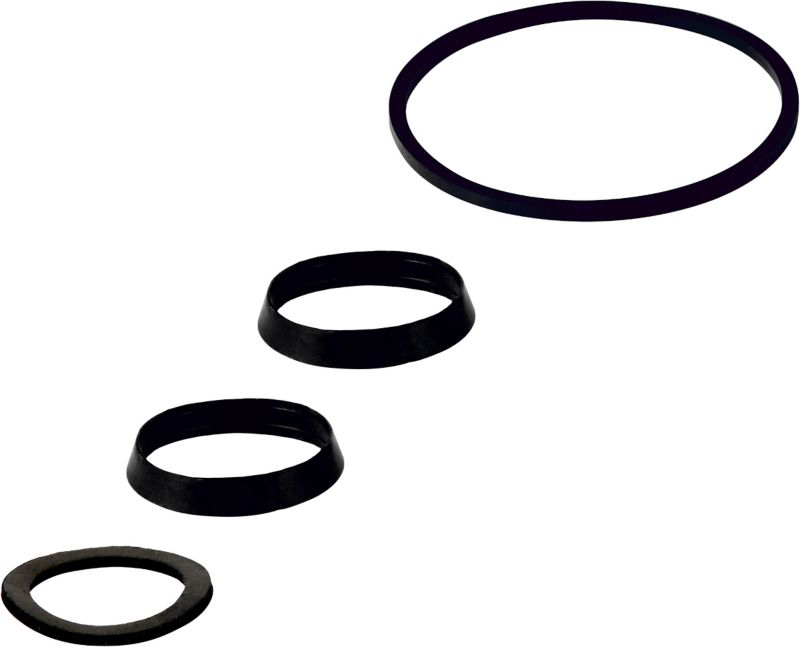 Zestaw uszczelek syfonu zlewozmywaka butelkowego 2-komorowego Tycner