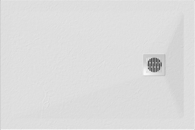 Brodzik konglomeratowy GoodHome Douro 120 x 90 x 2,8 cm biały