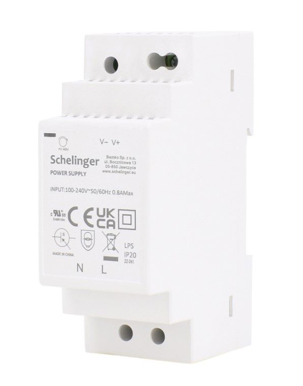 Zasilacz Bemko na szynę DIN TH-35 12V DC 24W A21-LDD024-2P-12V 1szt.