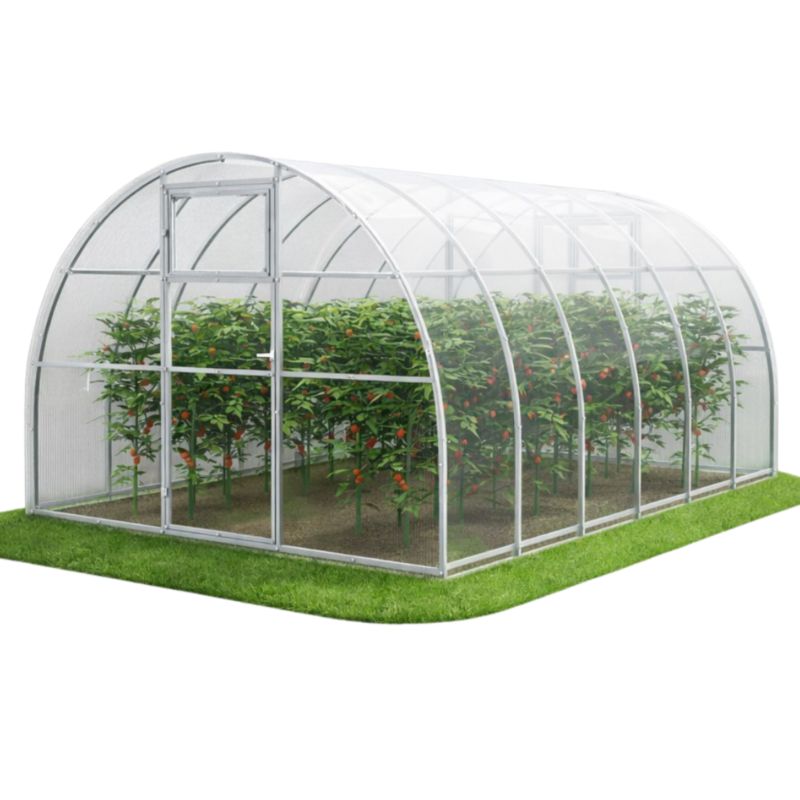 Szklarnia ogrodowa Tunel 3x4 m profile 20x40 poliwęglan 5mm - Szklarnia z poliwęglanu 1 szt