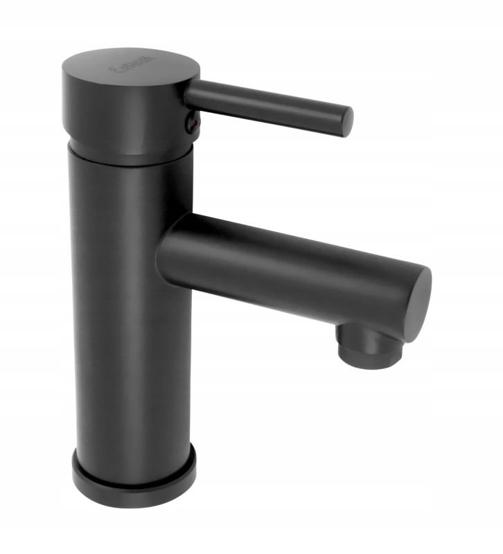 Bateria umywalkowa Estiva SIMA 17 Black czarna łazienkowa niska 17 cm 1 szt.