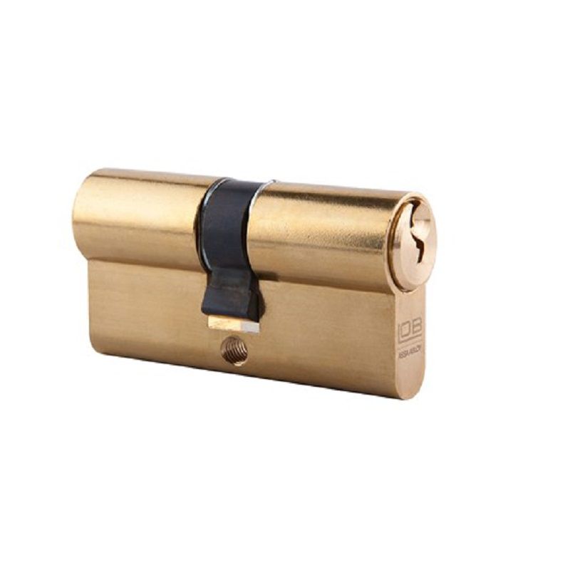 Wkładka do Zamka Drzwi LOB ARES 30/30 Mosiężna Bębenkowa Atest PPOŻ 3 Klucze 1 szt.