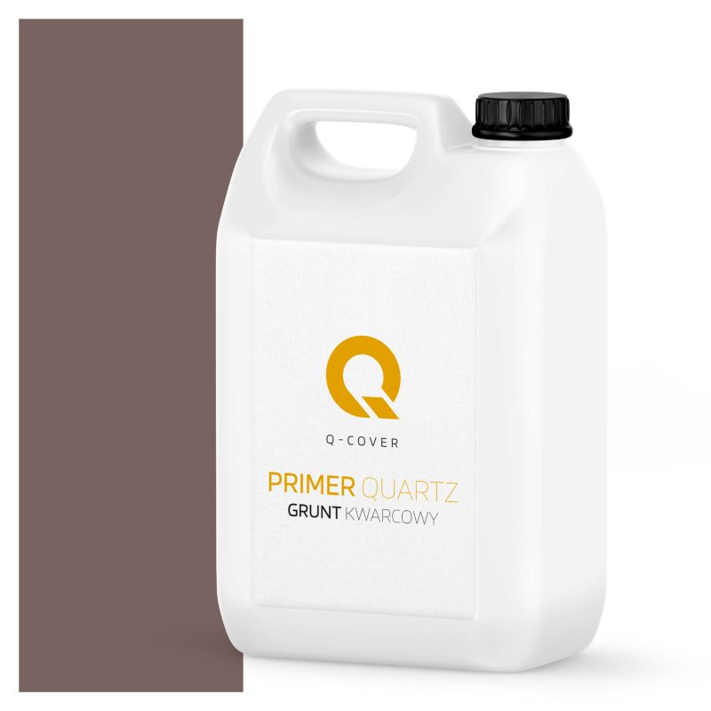 Grunt Kwarcowy pod Tynk Mozaikowy Q-Cover Brązowy ciemny M71 3KG