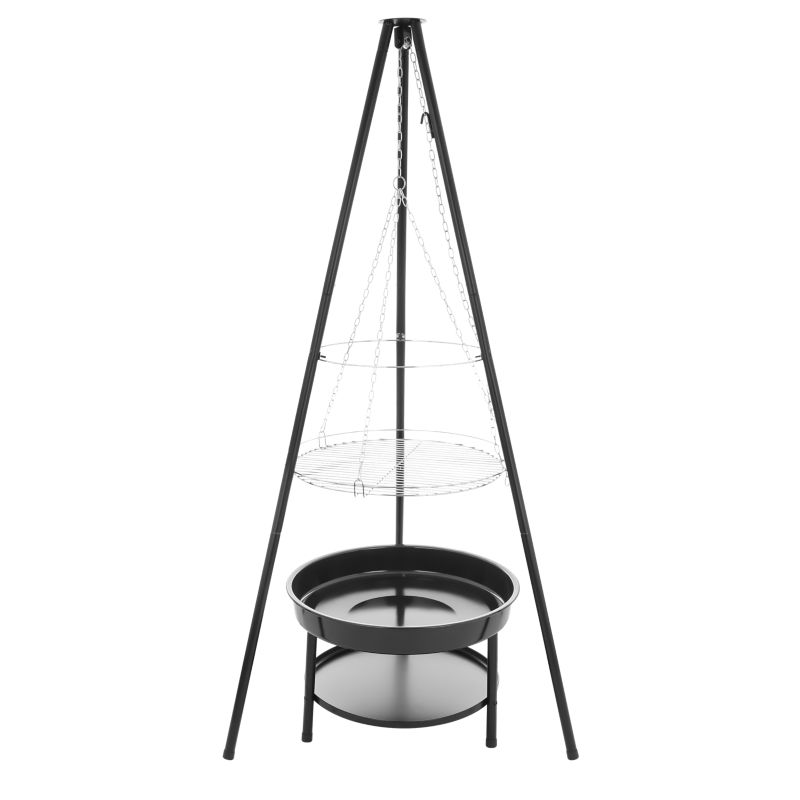 Grill Bauerkraft trójnóg grill wiszący ogniskowy ogrodowy 2w1 1 szt.