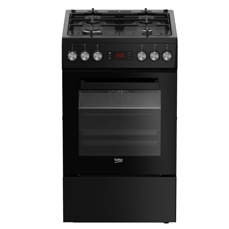 Kuchnia gazowo-elektryczna BEKO FSM52331DBDS Czarna 1 szt.