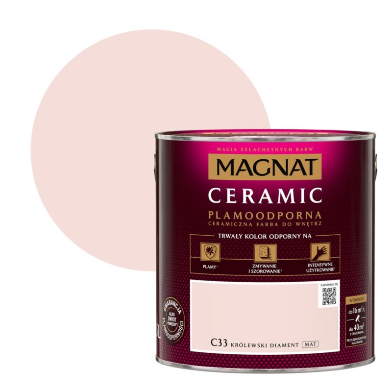 Farba Magnat Ceramic C33 królewski diament 2,5 l