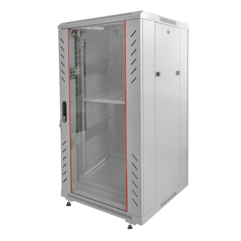 Szafa Netberg Rack 19" 22U 600x600mm serwerowa instalacyjna na elektronikę stojąca szara 1szt.