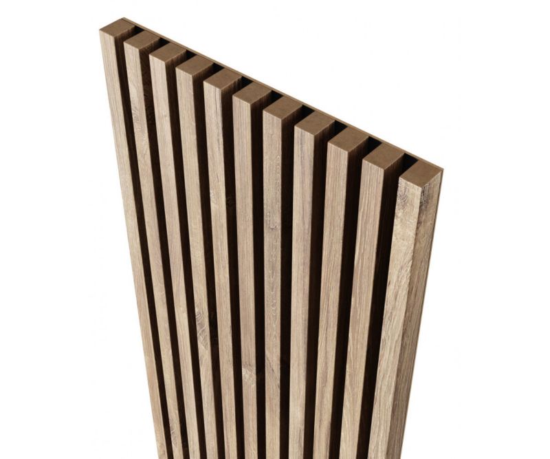 Lamele na czarnej płycie 18,5 x 275 cm Mebano PRO dąb stirling 4 szt.