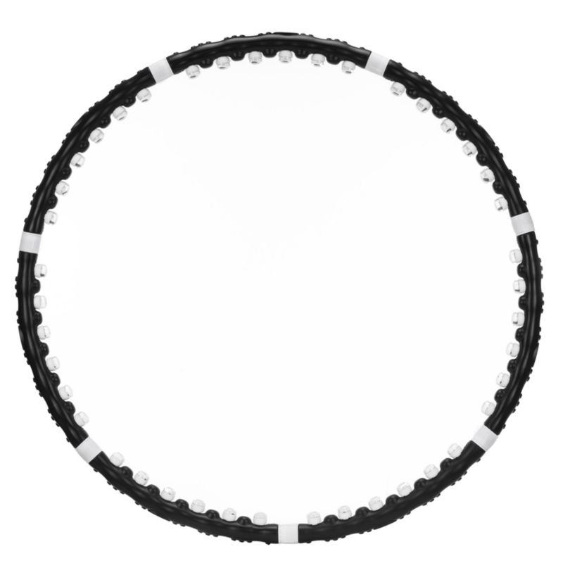 Hula hop Actiget składane 92 cm z wypustkami masującymi, czarne 1 szt.