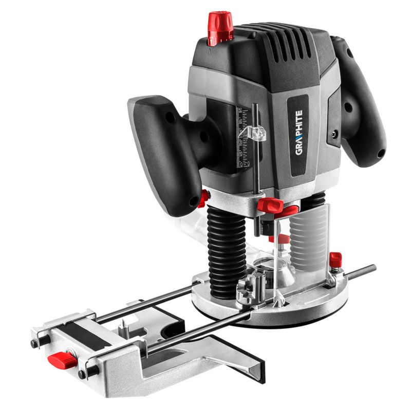 Frezarka górnowrzecionowa GRAPHITE 1300W, uchwyt 6-12 mm 1 szt.