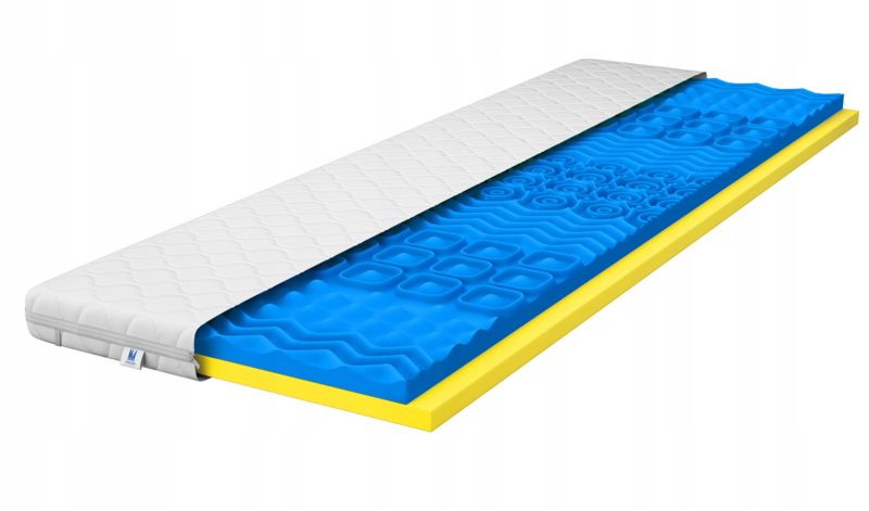 Materac piankowy Topper Visco 8 cm 160x200 masujący nakładka nawierzchniowa pianka Visco 1 szt.