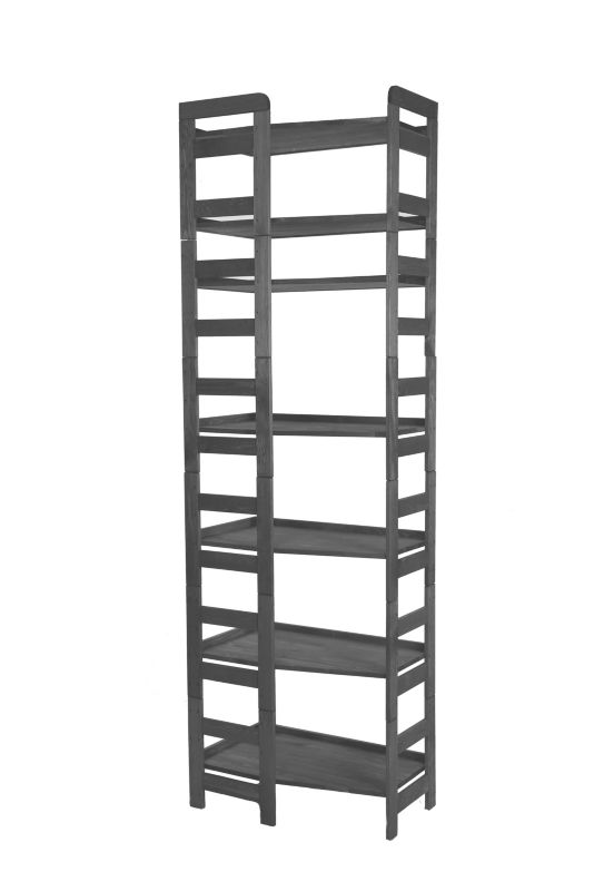 Regał modułowy MODO24 z pełnymi półkami 39 x 72 x 45 cm moduł 5 szary 1 szt.