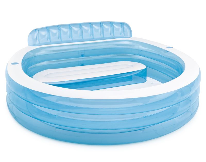 Basen dmuchany Intex 57190 niebieski z kanapą 229x218x79 cm 1 szt.