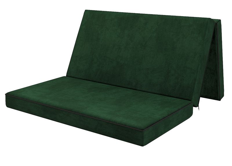 Materac rozkładany turystyczny CASO CIEMNO ZIELONY 120x200x10 pianka poliuretanowa T25 1 szt.