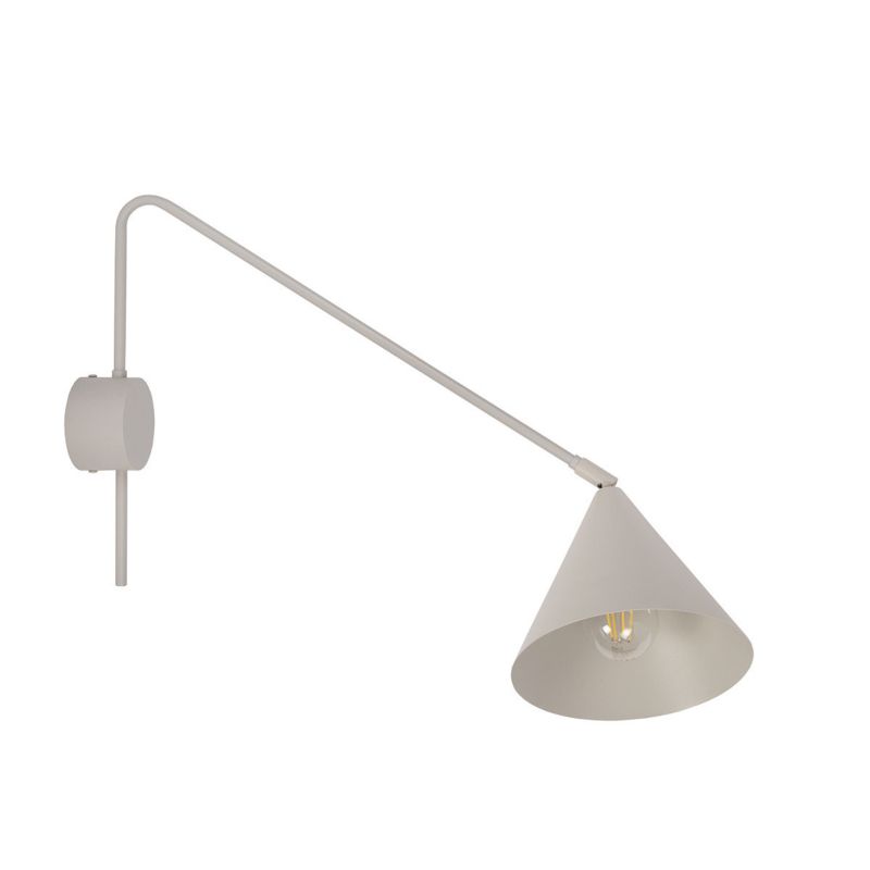 Kinkiet ścienny Sigma Lighting Galaxy szary beż do czytania 1 x E27 x 15W IP20 wym: 40 x 19 x 54 cm - 1 szt.