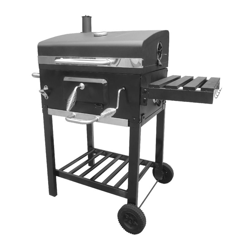 Grill węglowy prostokątny BOTTARI VULCANO PREMIUM z kominkiem, XL 1 szt.