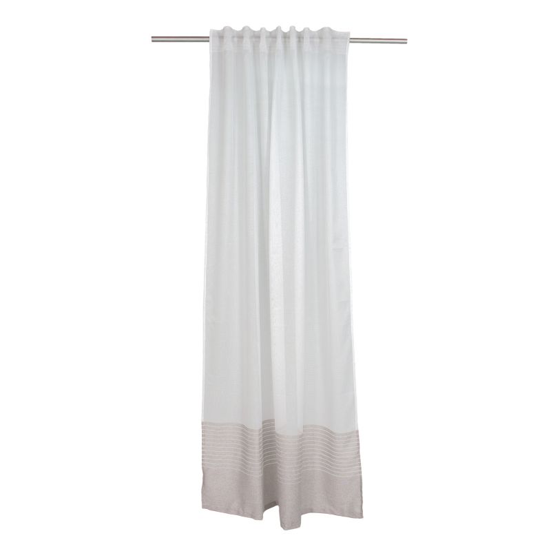 Firana Nairobi 140 x 280 cm jasnobrązowa