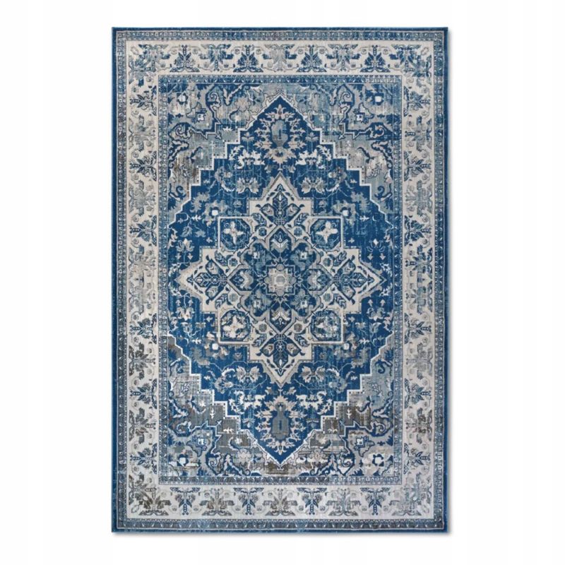 Dywan Villeroy&Boch tradycyjny do salonu 160x235cm,klasyczny niebiesko kremowy 1 szt.