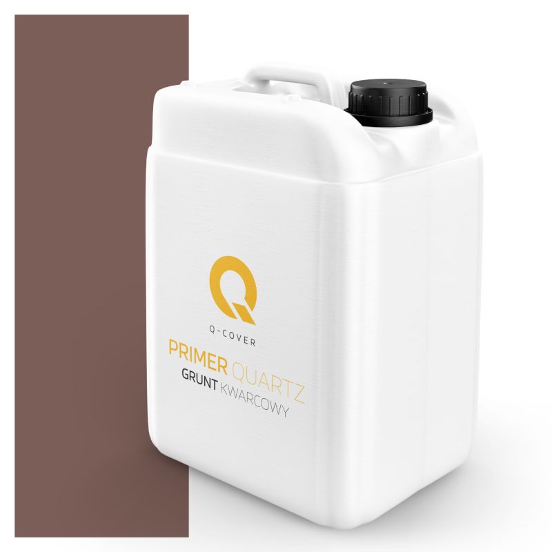 Grunt Kwarcowy pod Tynk Mozaikowy Q-Cover Brązowy ciemny M81 7.5KG