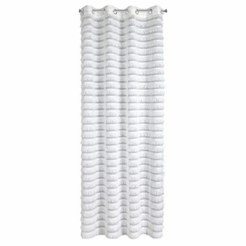 Firana DANA/1 Eurofirany 140x250 cm biała z frędzlami 1 szt.