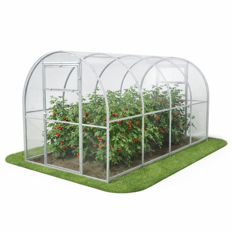 Szklarnia ogrodowa Tunel 2x2 m profile 20x20 poliwęglan 5mm - Szklarnia z poliwęglanu 1 szt