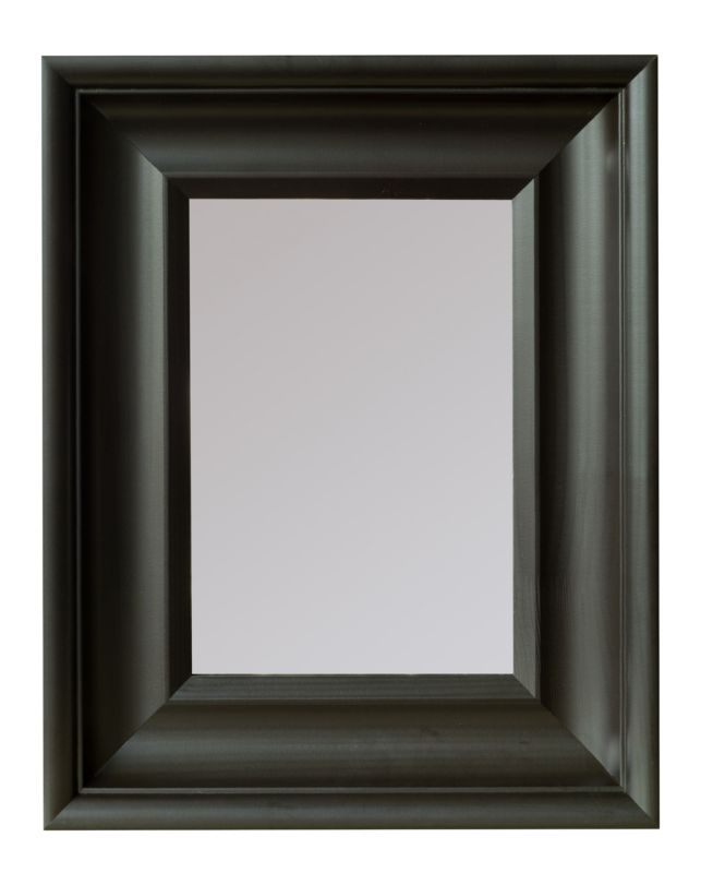 Lustro drewniane kwadratowe BD art klasyczne 36x45 cm czarne 1 szt.