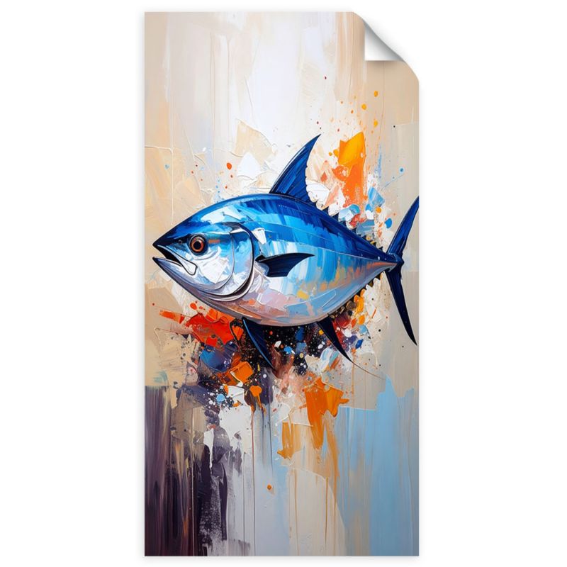 Naklejka samoprzylepna Feeby Ryba Morze Ocean Natura 40x80cm 1szt