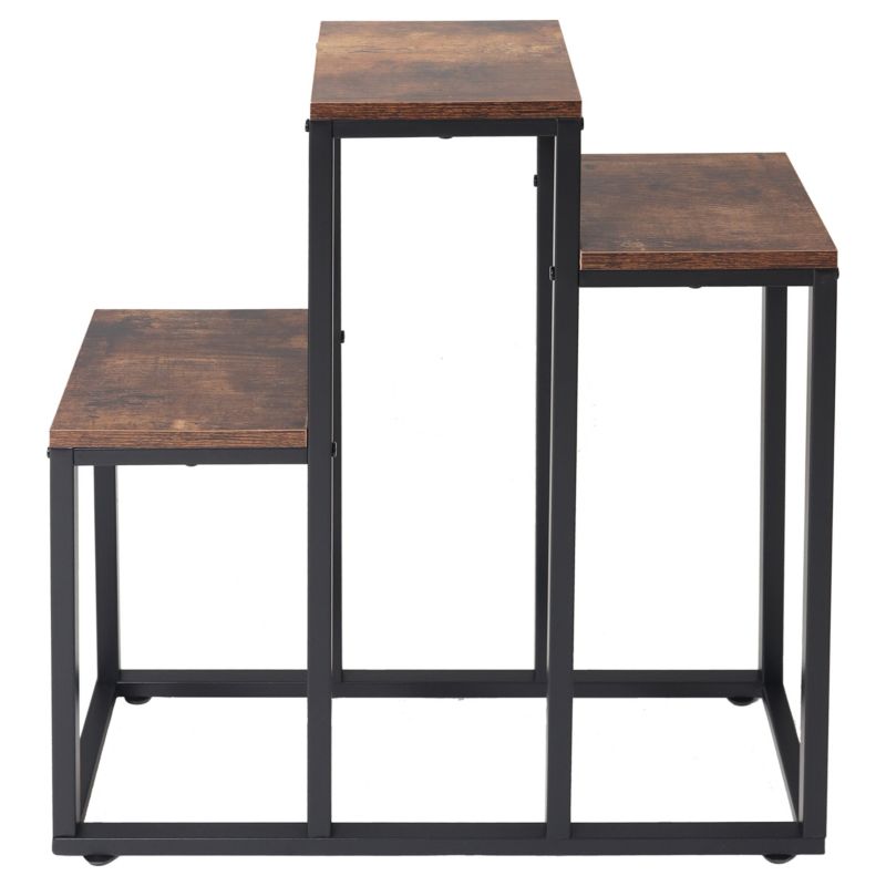 Kwietnik metalowy Bauerkraft piętrowy dąb antyczny 1szt.