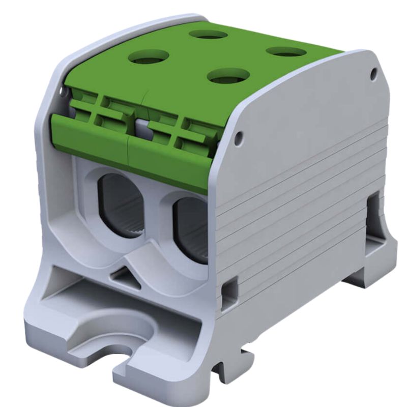 Złączka Szynowa Gwintowa Simet Simblock 4X50MM Zielona STB-50-2 81002005 1 Szt