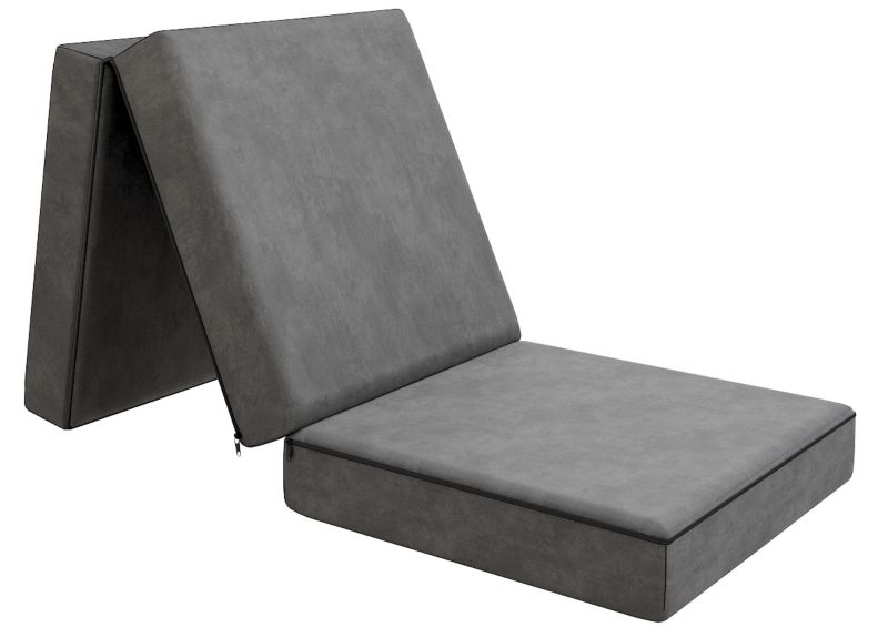 Materac rozkładany turystyczny CASO GRAFITOWY 80x200x14 pianka poliuretanowa T25 1 szt.