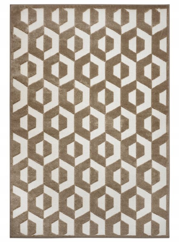 Dywan Hanse Home nowoczesny do salonu 160x235cm,sznurkowy płasko tkany z włosem 1 szt.