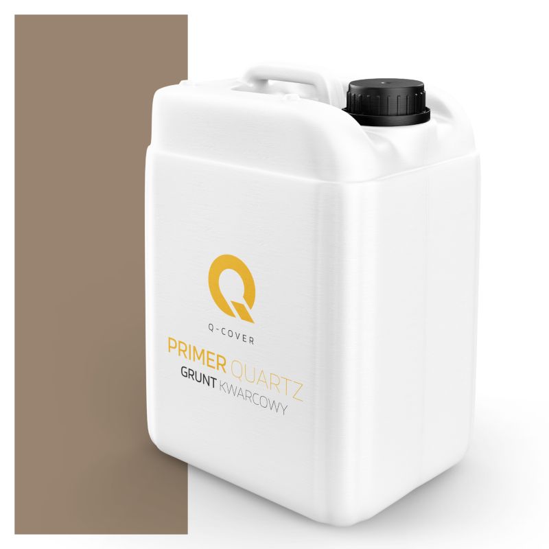 Grunt Kwarcowy pod Tynk Mozaikowy Q-Cover Brązowy M91 7.5KG