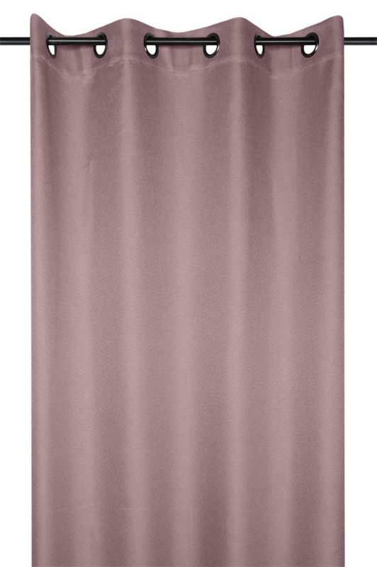 Zasłona Copenhague STOF pudrowy róż półzaciemniająca 140x260 cm 1 szt