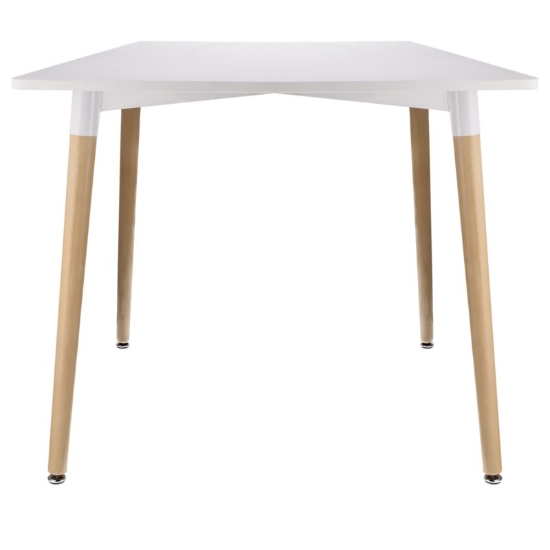 Kwadratowy stół JUMI Nowoczesny Biały 80x80 cm do Salonu Jadalni Kuchni 1 szt.