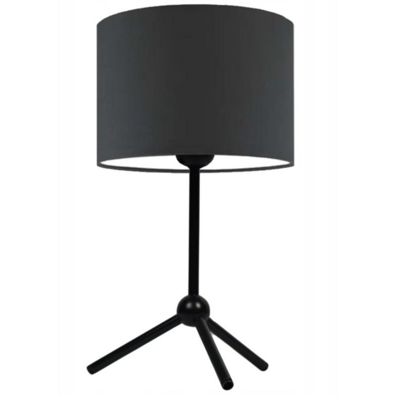 Lampka Nocna Volta Light Factory Fossa Abażur Czarny 1xE27 1szt.