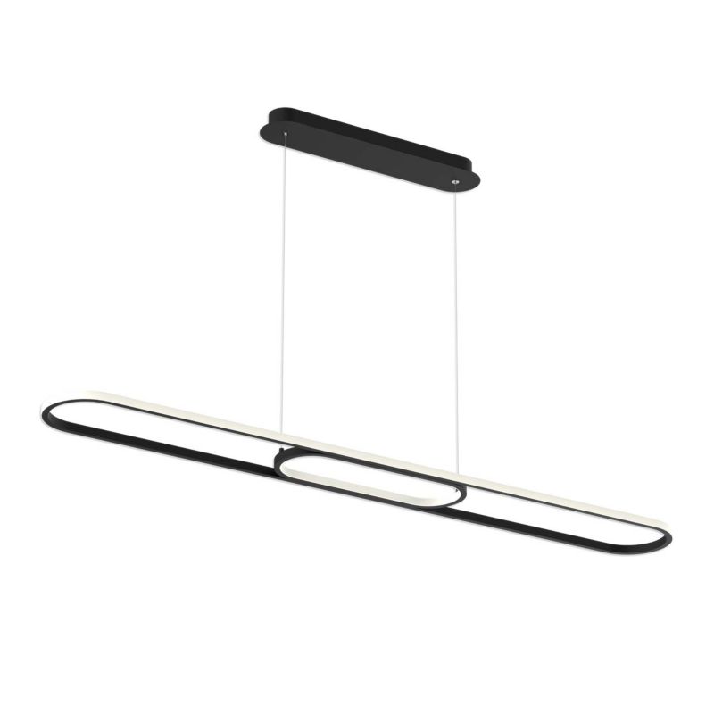 Lampa wisząca Sanico Goldlux cordoba LED 32W czarna 4000K IP20 - 1 szt.