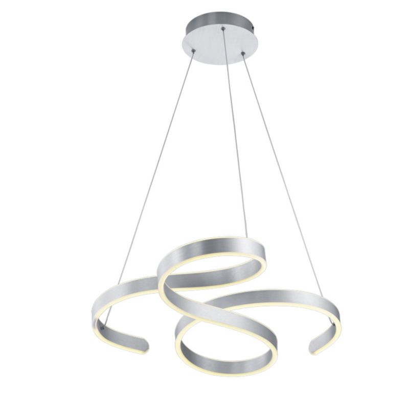 Żyrandol Trio Francis srebrno-biały wym: 150 x 72 x 68 cm wbudowany LED 52W 1 szt.